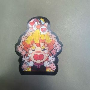 Demon Slayer Zenitsu Agatsuma 3D Lenticular Motion Car Sticker Decal Peeker